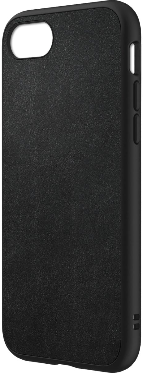 RhinoShield SolidSuit iPhone SE 2020 Hoesje Zwart Leer afbeelding 10