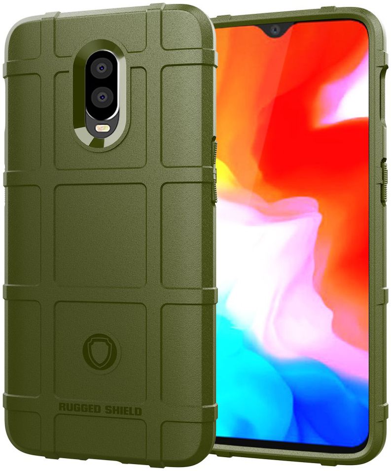 OnePlus 6T Anti-Shock TPU Backcover Groen afbeelding 1