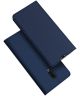 Dux Ducis Premium Book Case OnePlus 6T Hoesje met Kaarthouder Blauw