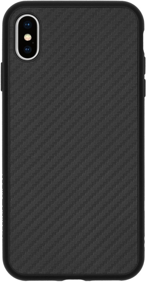 RhinoShield SolidSuit iPhone XS Max Hoesje Carbon Fiber afbeelding 2