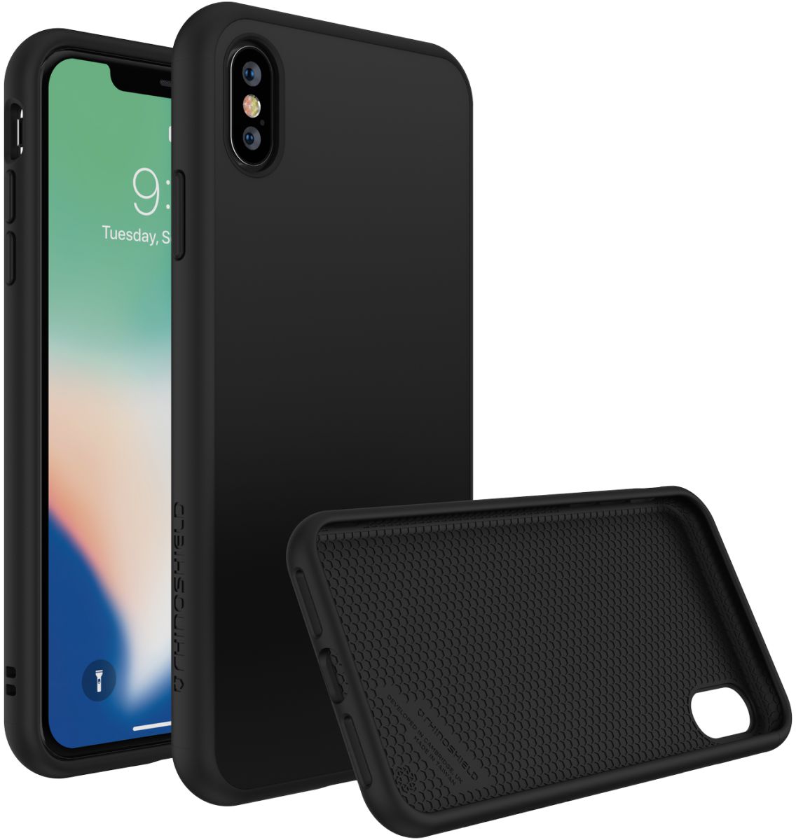 RhinoShield SolidSuit iPhone XS Max Hoesje Classic Black afbeelding 1