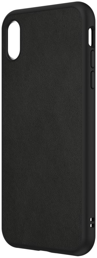 RhinoShield SolidSuit iPhone XS Max Hoesje Black Leather afbeelding 2
