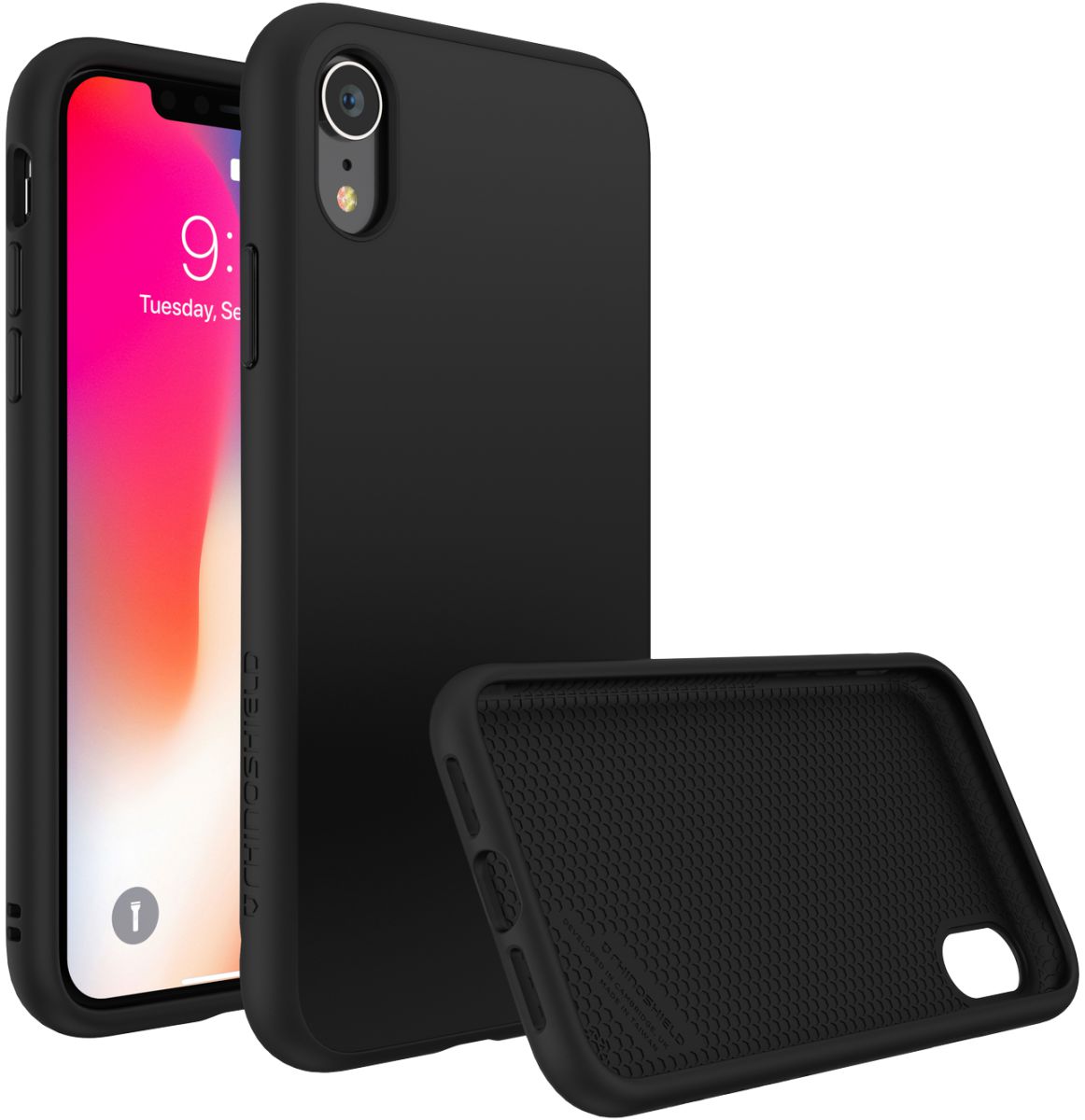 RhinoShield SolidSuit Classic iPhone XR Hoesje Zwart afbeelding 1