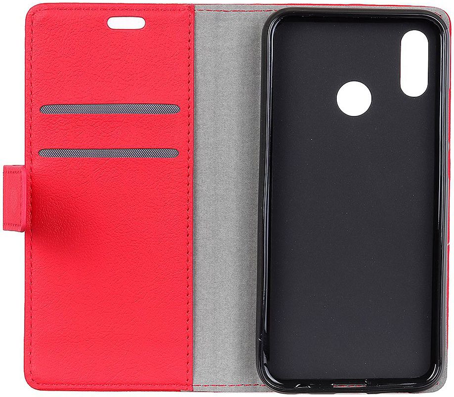 Motorola One Portemonnee Hoesje Rood afbeelding 2
