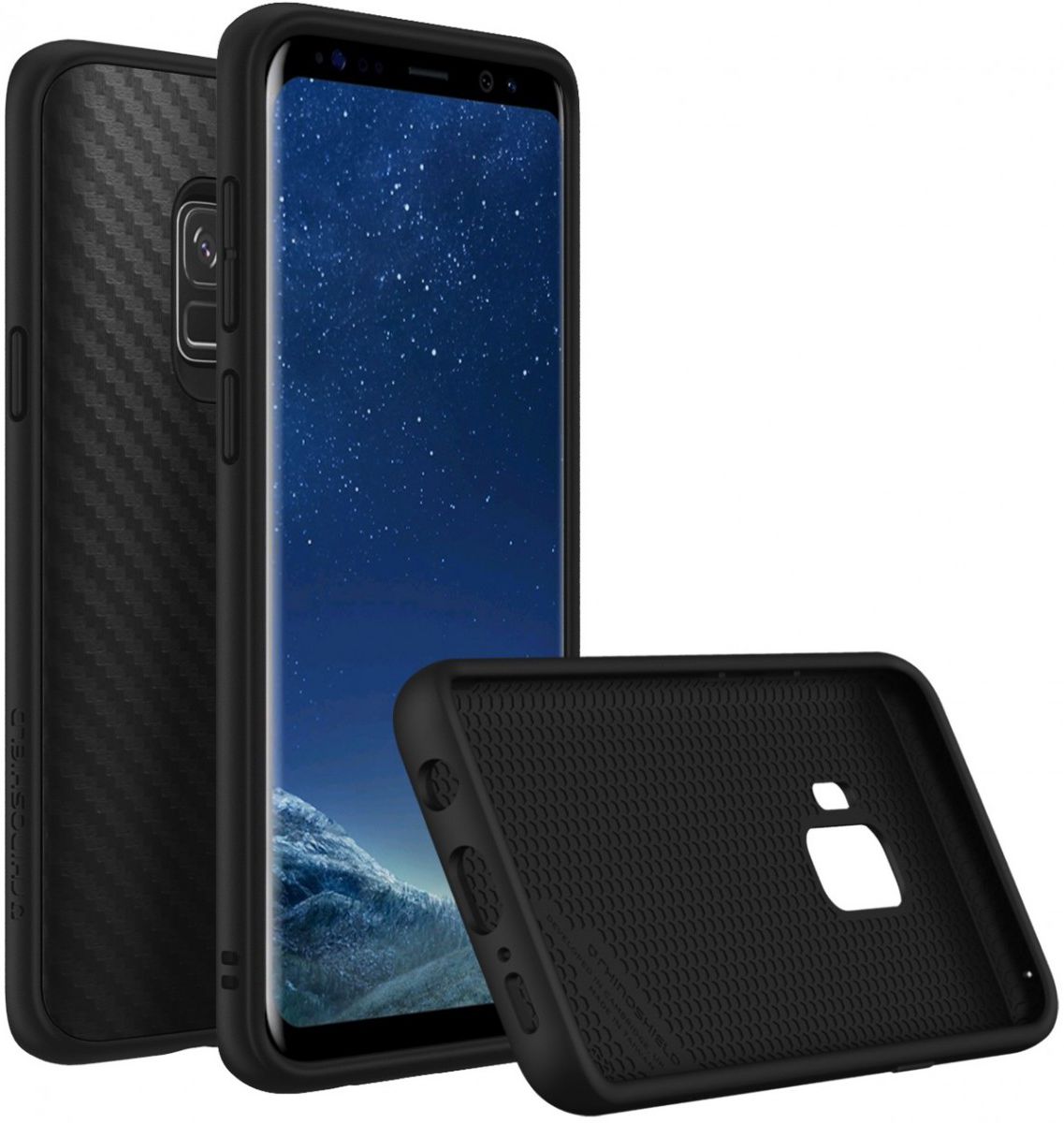 RhinoShield SolidSuit Carbon Fiber Samsung Galaxy S9 Hoesje afbeelding 1