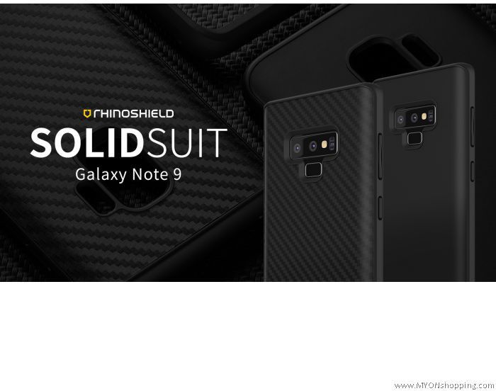 RhinoShield SolidSuit Carbon Fiber Samsung Galaxy Note 9 Hoesje afbeelding 6