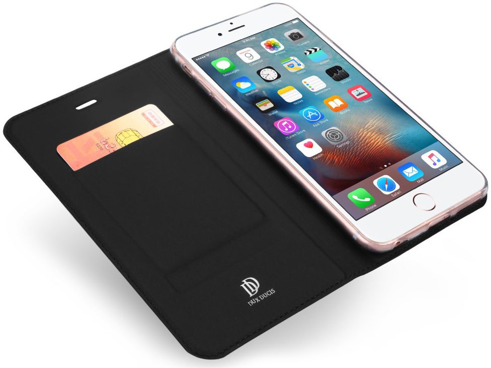 Dux Ducis Apple iPhone 6s Plus Bookcase Hoesje Zwart afbeelding 2