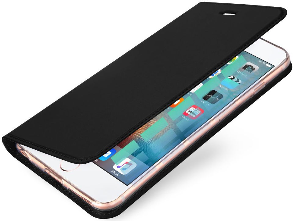 Dux Ducis Apple iPhone 6s Plus Bookcase Hoesje Zwart afbeelding 1