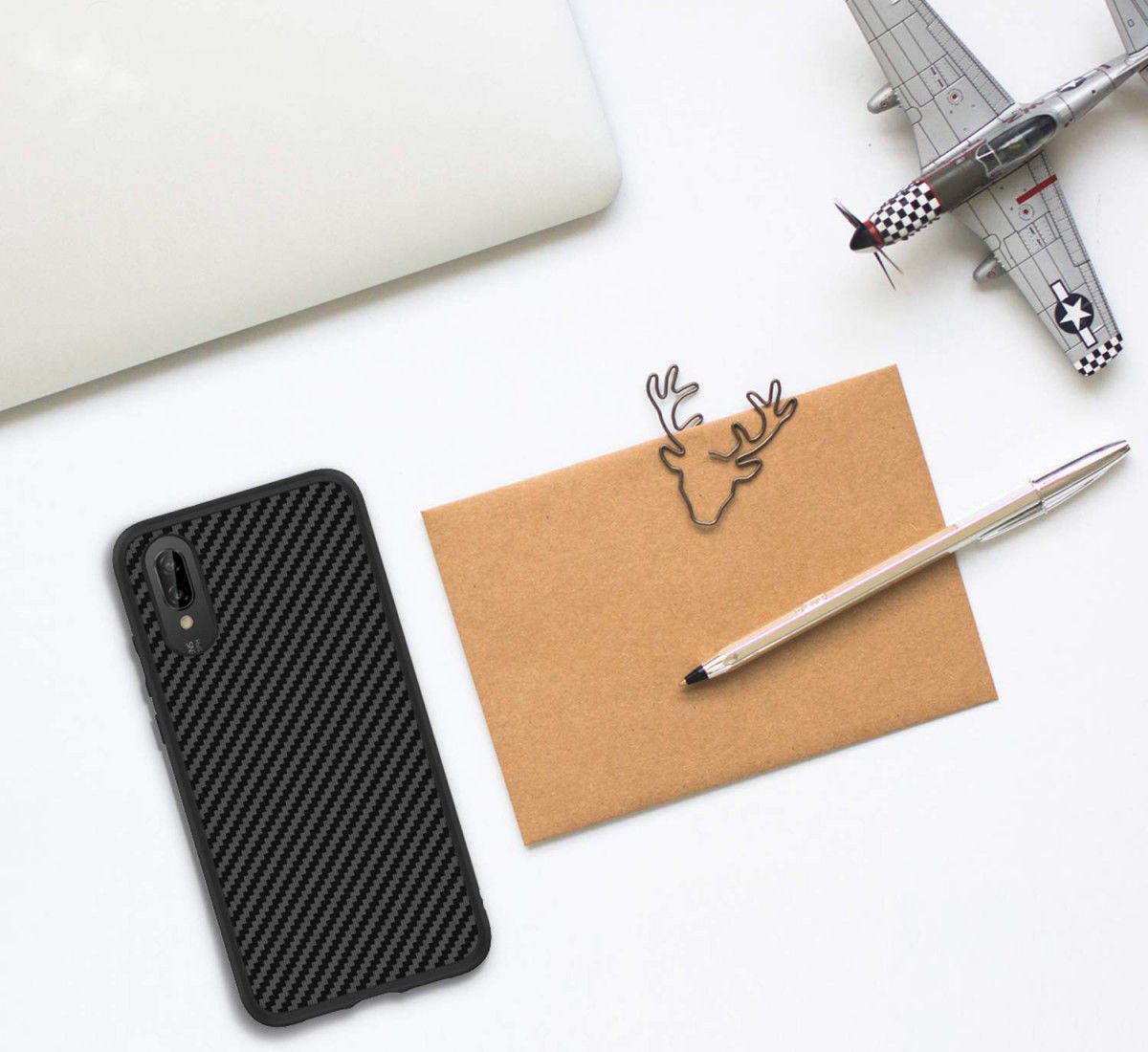 RhinoShield SolidSuit Carbon Fiber Huawei P20 Hoesje afbeelding 7