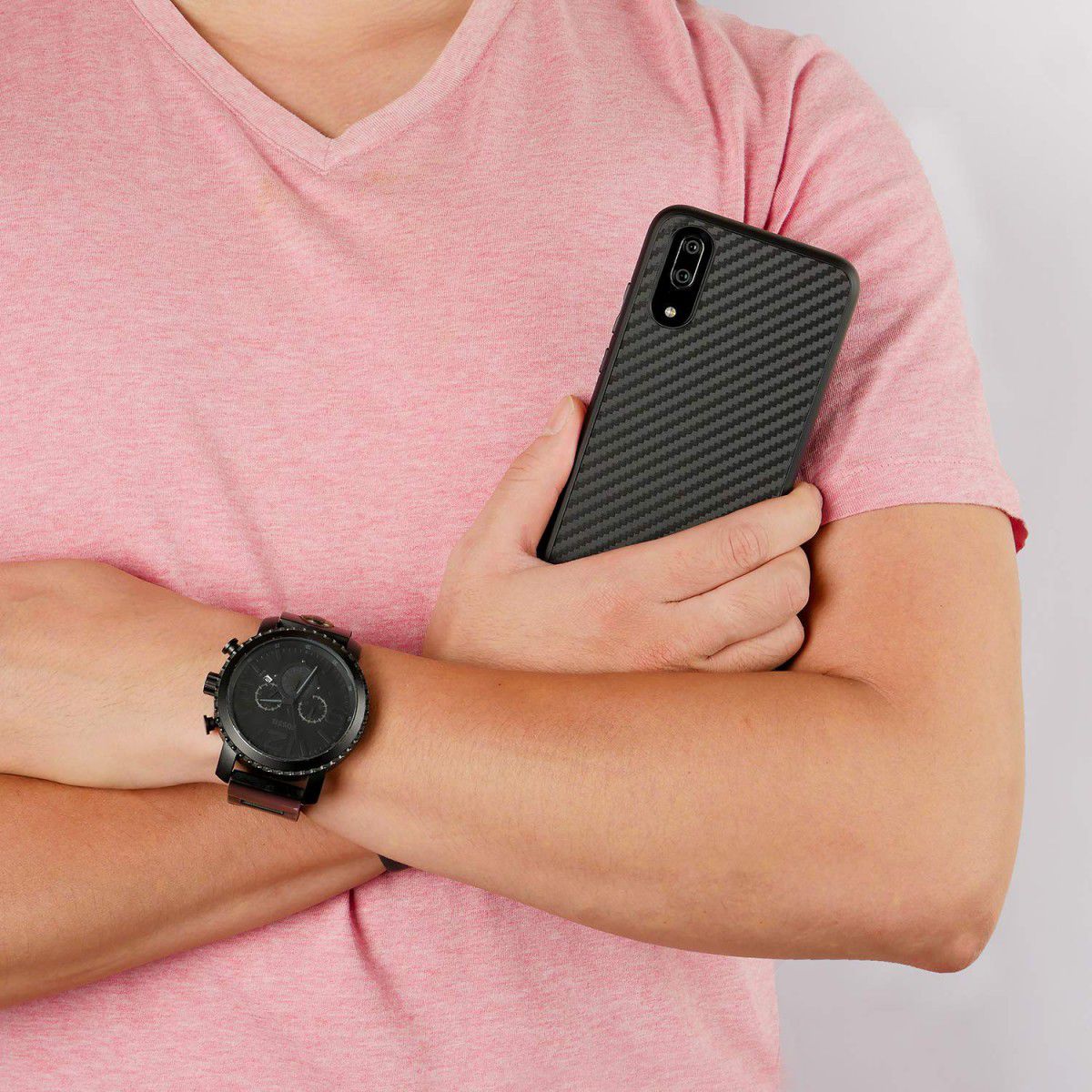 RhinoShield SolidSuit Carbon Fiber Huawei P20 Hoesje afbeelding 8