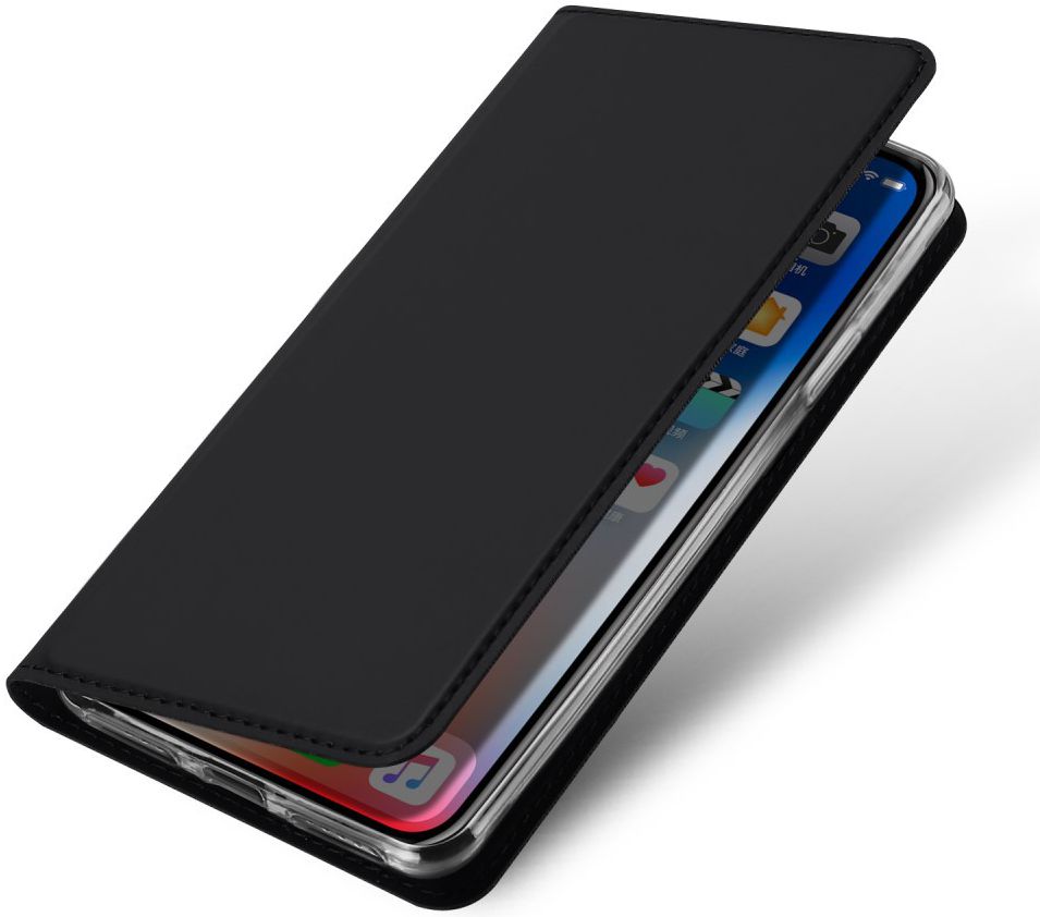 Dux Ducis Apple iPhone XS Max Premium Bookcase Hoesje Zwart afbeelding 1