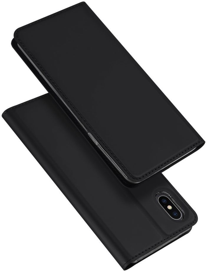 Dux Ducis Apple iPhone XS Max Premium Bookcase Hoesje Zwart afbeelding 5