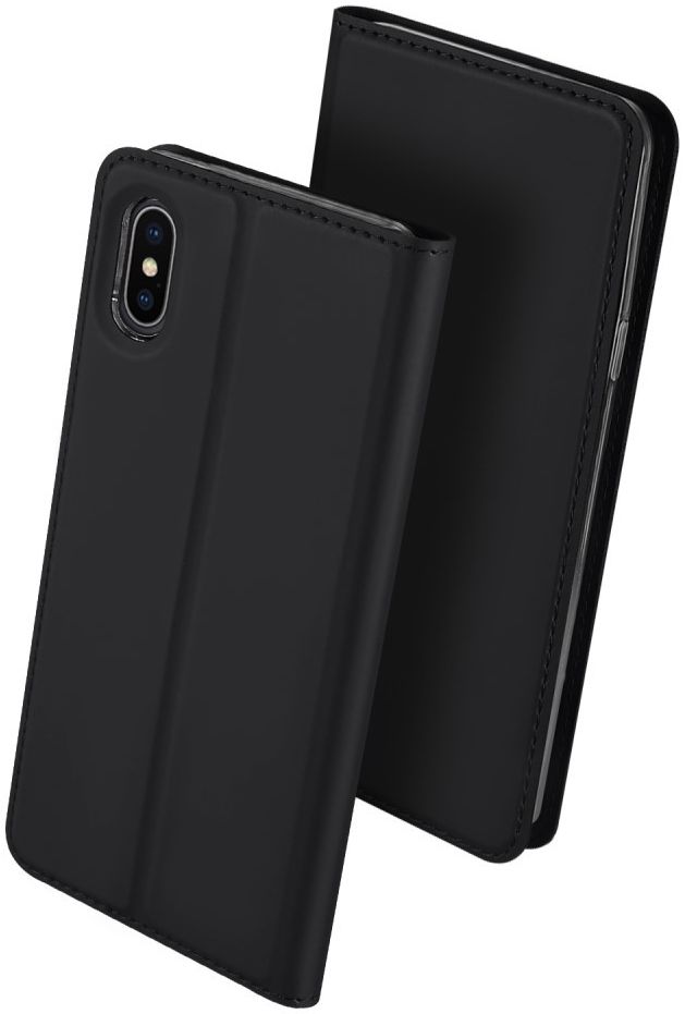 Dux Ducis Apple iPhone XS Max Premium Bookcase Hoesje Zwart afbeelding 6