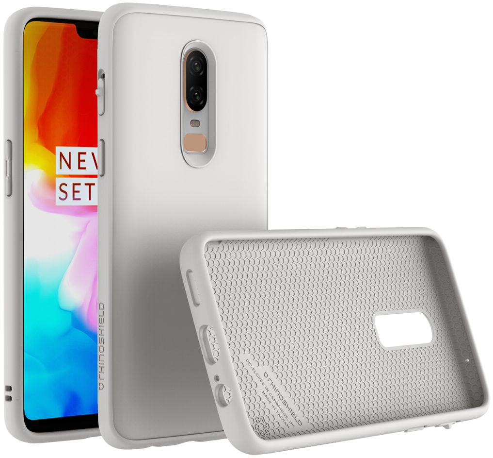 RhinoShield SolidSuit Classic OnePlus 6 Hoesje Wit afbeelding 1