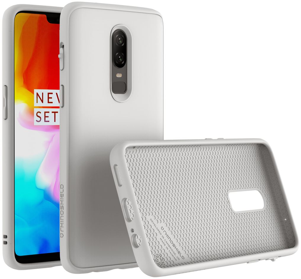RhinoShield SolidSuit Classic OnePlus 6 Hoesje Wit afbeelding 7