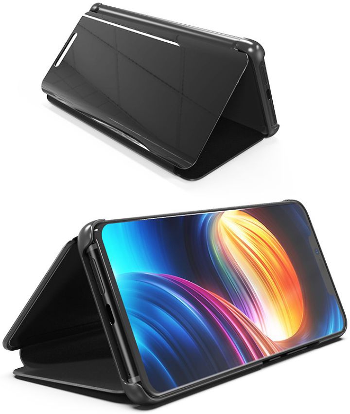 Huawei Mate 20 Spiegel Hoesje Zwart afbeelding 2