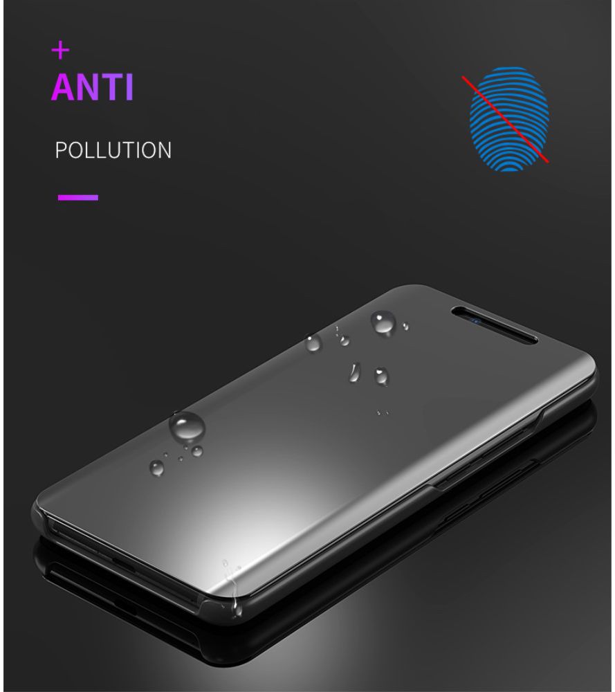 Huawei Mate 20 Spiegel Hoesje Zwart afbeelding 5
