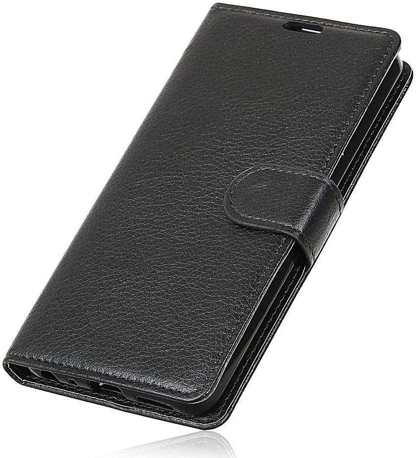 Asus Zenfone Max Pro M1 Lychee Portemonnee Hoesje Zwart afbeelding 4