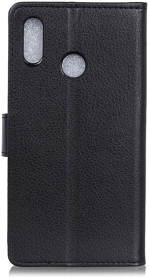Asus Zenfone Max Pro M1 Lychee Portemonnee Hoesje Zwart afbeelding 6