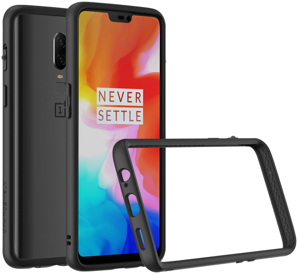 RhinoShield CrashGuard OnePlus 6 Bumper Hoesje Zwart afbeelding 1
