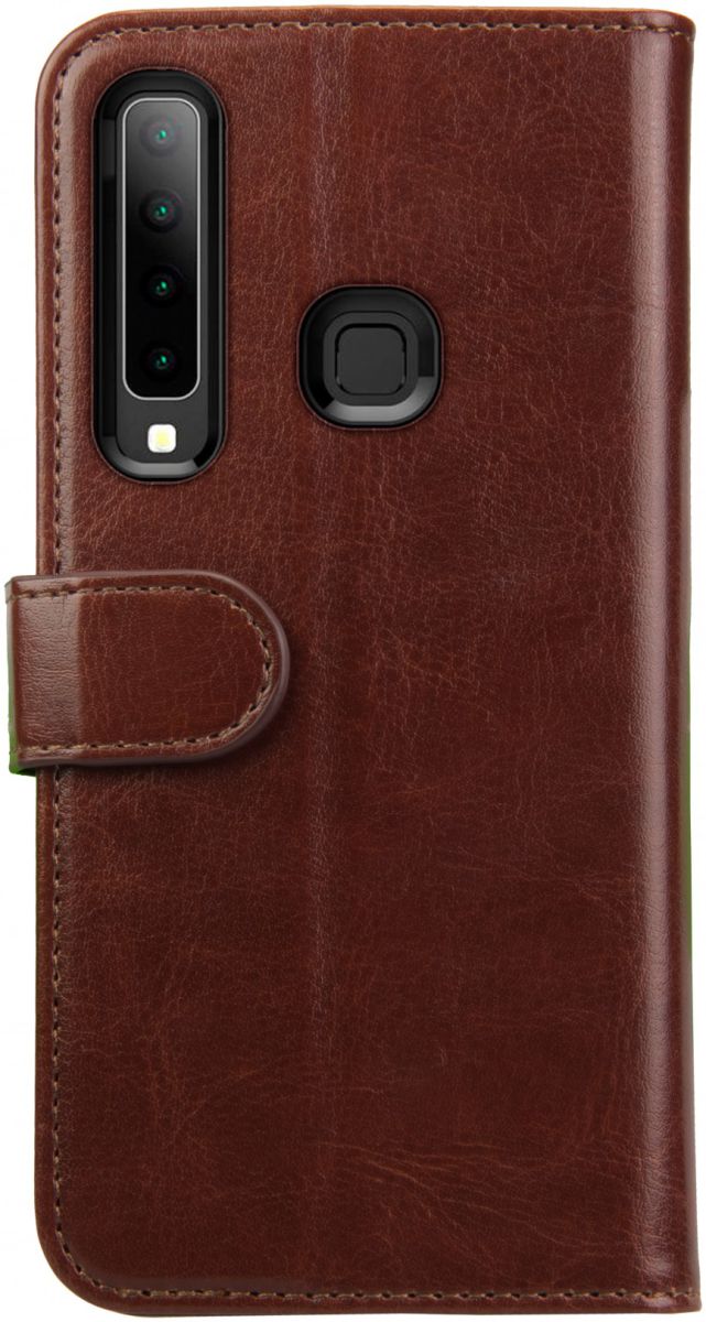 Rosso Element Samsung Galaxy A9 (2018) Hoesje Book Cover Bruin afbeelding 5
