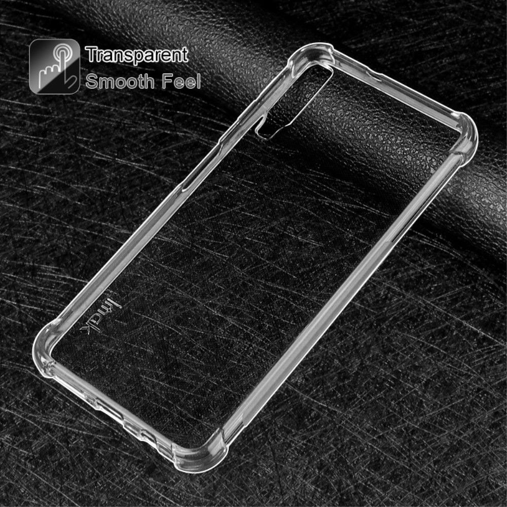 IMAK Samsung A7 (2018) Hoesje TPU met Screenprotector Transparant afbeelding 12