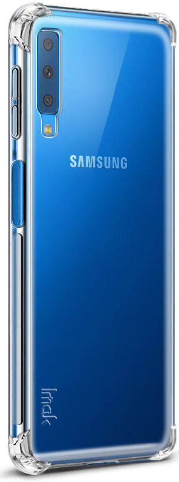 IMAK Samsung A7 (2018) Hoesje TPU met Screenprotector Transparant afbeelding 4