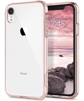 Spigen Crystal Hybrid Case Apple iPhone XR Rose Crystal Hoesjes