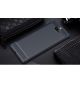Sony Xperia 10 Plus Geborsteld TPU Hoesje Blauw