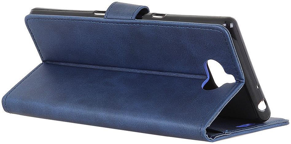 Sony Xperia 10 Plus Kunstlederen Portemonnee Hoesje Blauw afbeelding 4