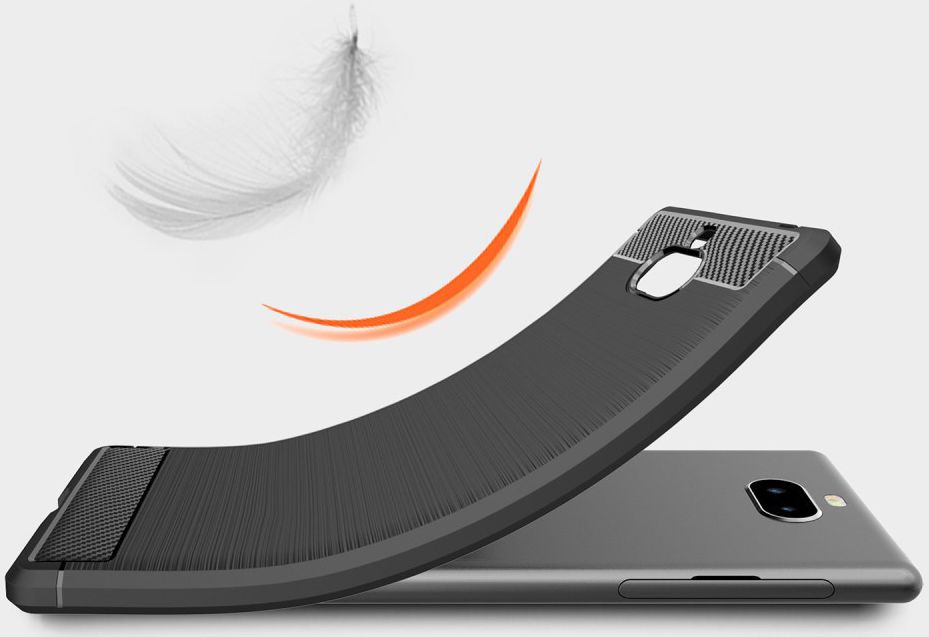 Sony Xperia 10 Geborsteld TPU Hoesje Zwart afbeelding 4