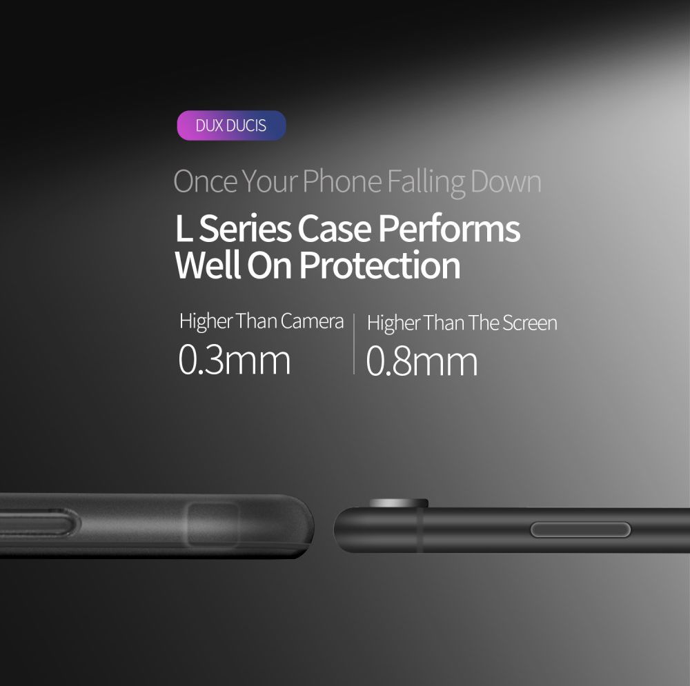 Dux Ducis Light series TPU Hoesje Apple iPhone 8 Plus Zwart afbeelding 6