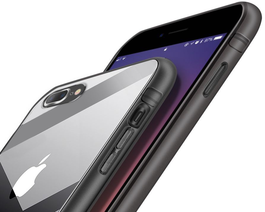 Dux Ducis Light series TPU Hoesje Apple iPhone 8 Plus Zwart afbeelding 9