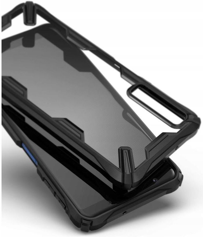 Ringke Fusion X Samsung Galaxy A7 (2018) Hoesje Doorzichtig Black afbeelding 7