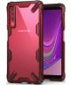 Ringke Fusion X Samsung Galaxy A7 (2018) Hoesje Doorzichtig Ruby Red