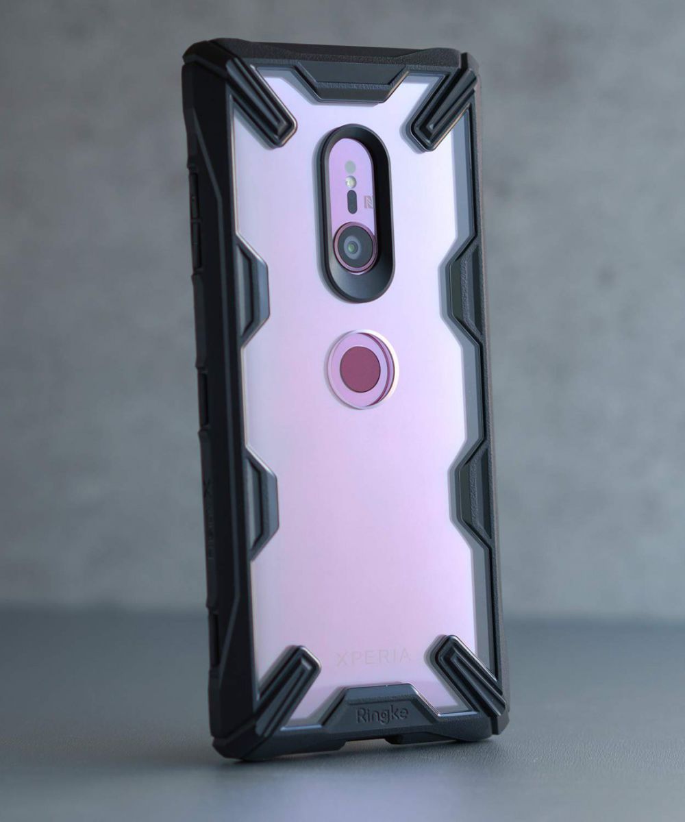 Ringke Fusion X Sony Xperia XZ3 Hoesje Doorzichtig Zwart afbeelding 7