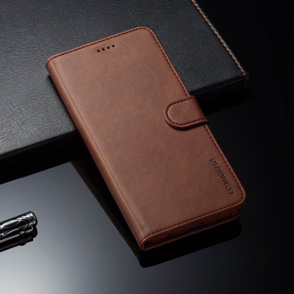 Honor 8X Kunstlederen Stand Portemonnee Bookcase Hoesje Coffee afbeelding 14