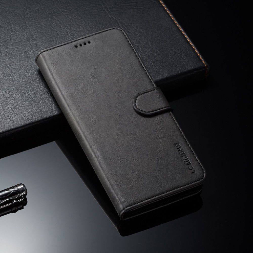 Huawei Mate 20 Pro Stand Portemonnee Bookcase Hoesje Zwart afbeelding 4