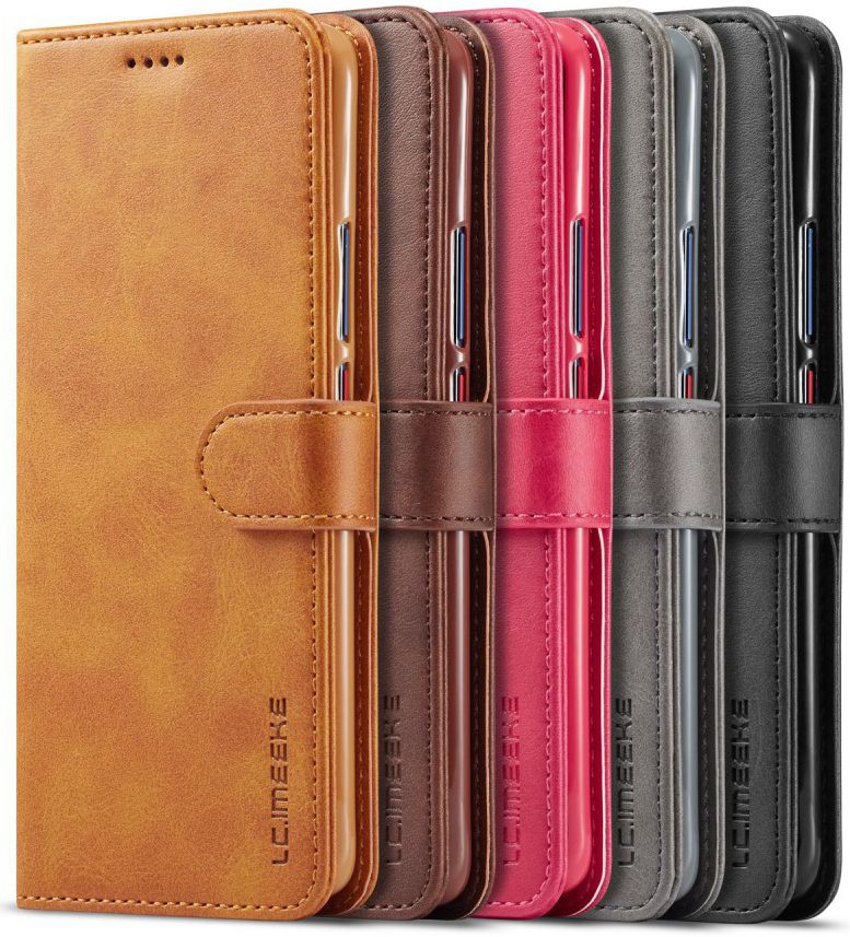 Huawei Mate 20 Pro Stand Portemonnee Bookcase Hoesje Zwart afbeelding 6