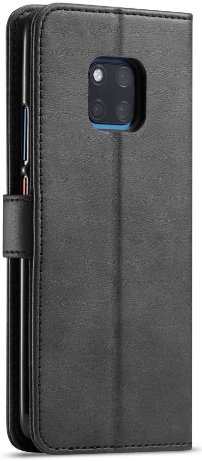 Huawei Mate 20 Pro Stand Portemonnee Bookcase Hoesje Zwart afbeelding 1