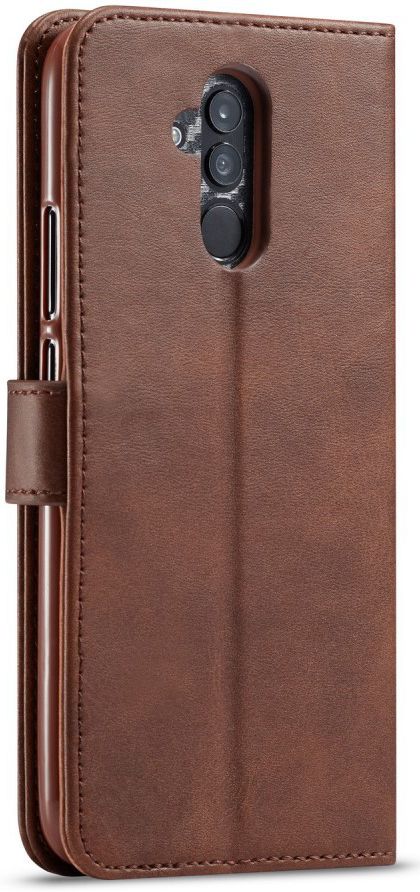 Huawei Mate 20 Lite Portemonnee Stand Bookcase Hoesje Coffee afbeelding 1
