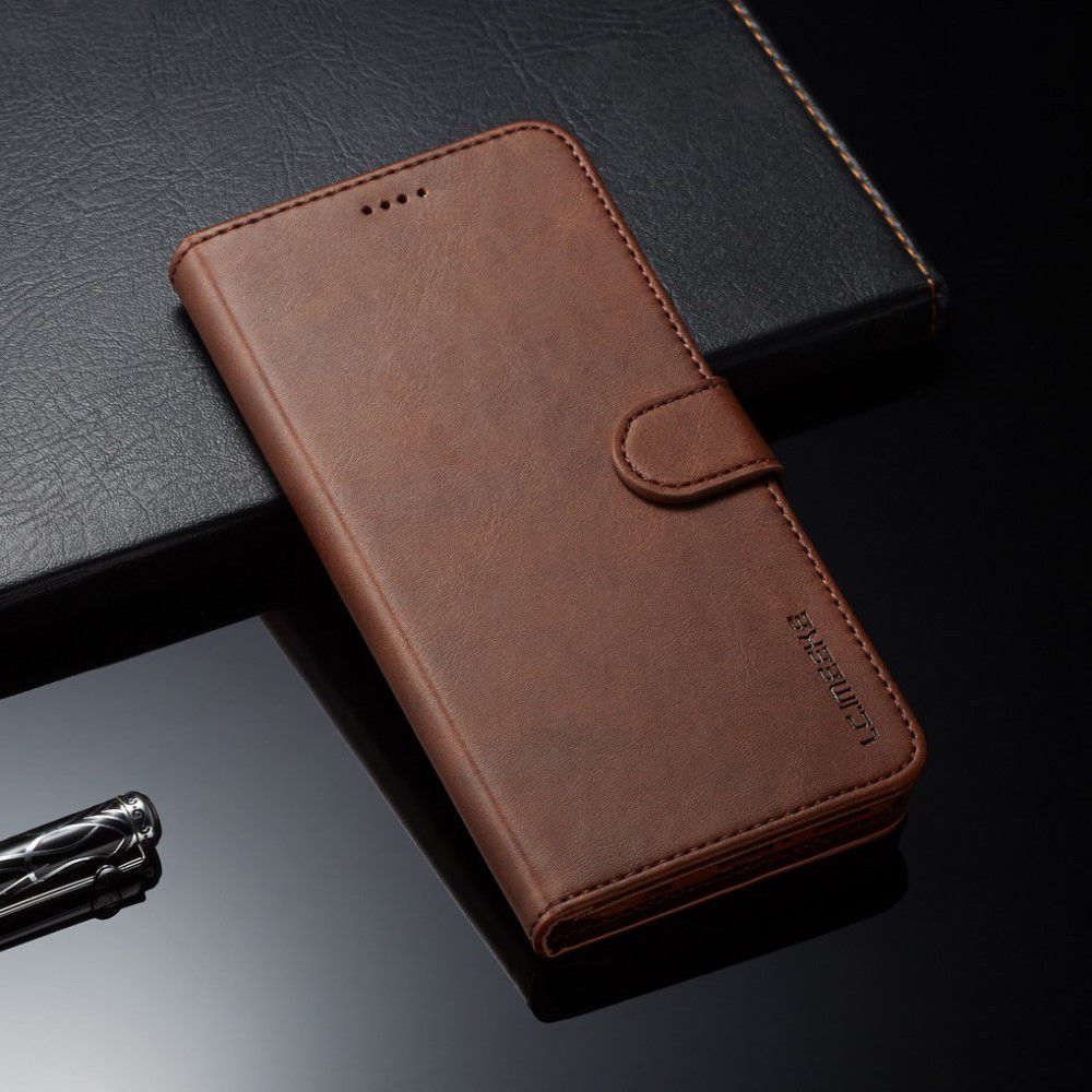 Huawei Mate 20 Lite Portemonnee Stand Bookcase Hoesje Coffee afbeelding 6