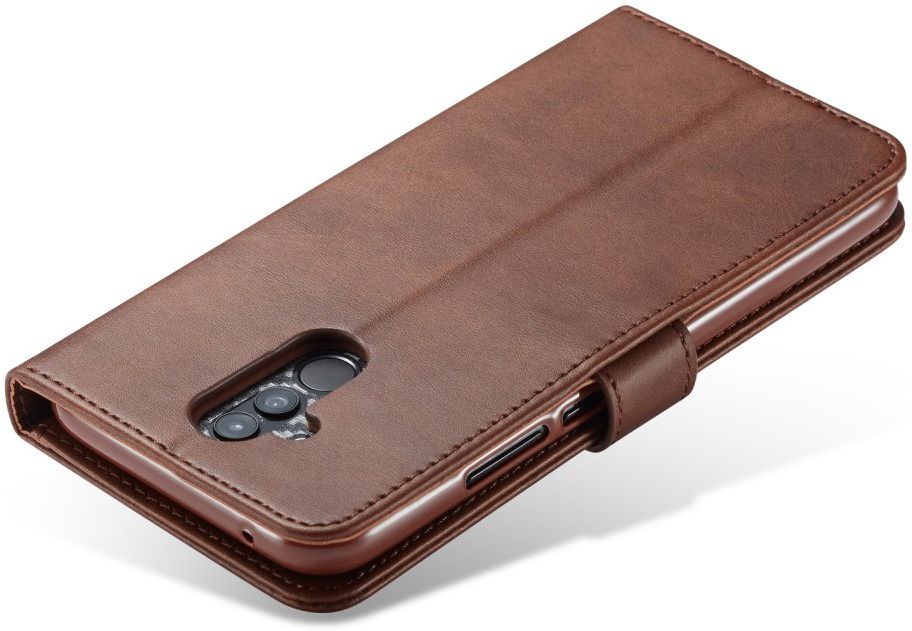 Huawei Mate 20 Lite Portemonnee Stand Bookcase Hoesje Coffee afbeelding 7