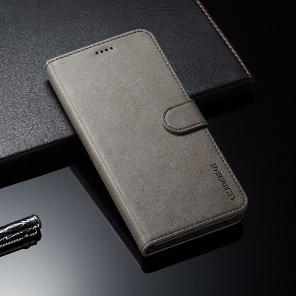 Huawei Mate 20 Lite Portemonnee Stand Bookcase Hoesje Grijs afbeelding 5