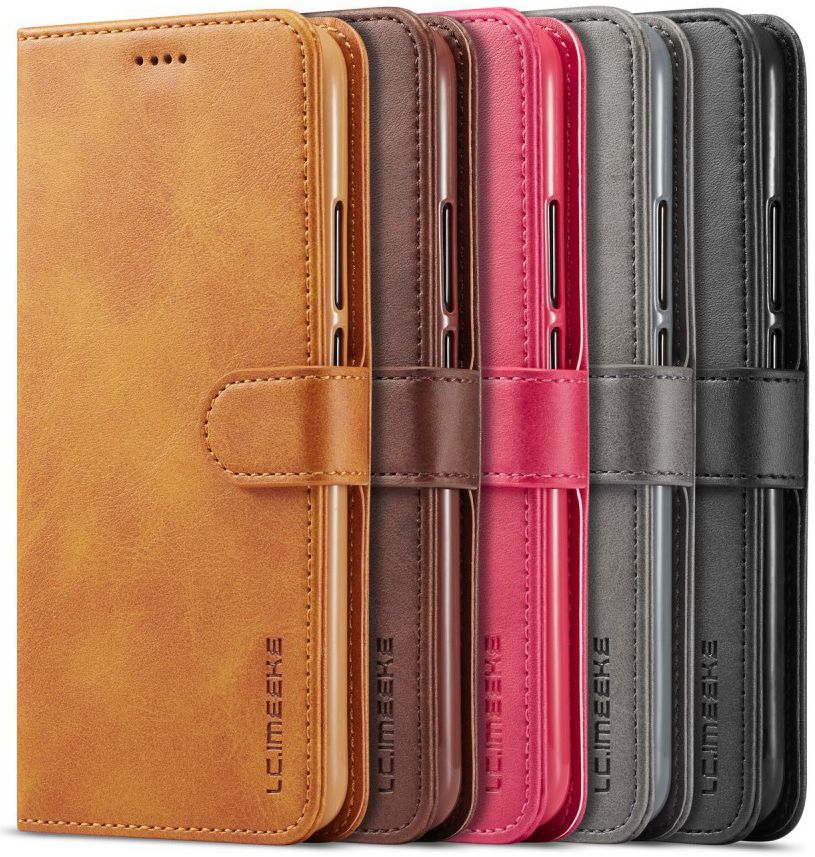 Huawei Mate 20 Lite Portemonnee Stand Hoesje Zwart afbeelding 7