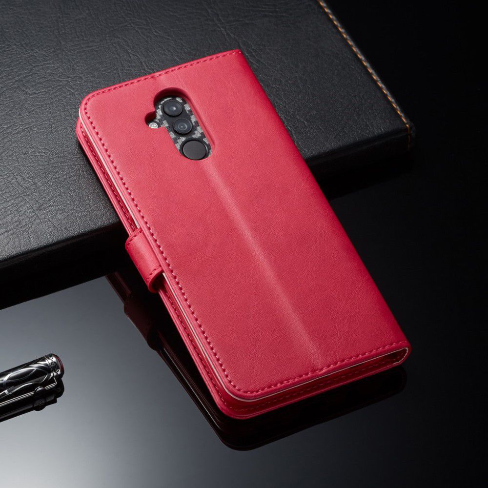 Huawei Mate 20 Lite Portemonnee Stand Bookcase Hoesje Roze afbeelding 5