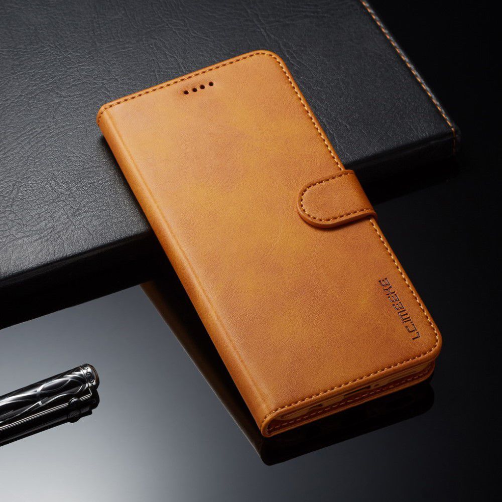 Huawei Mate 20 Lite Portemonnee Stand Bookcase Hoesje Bruin afbeelding 4