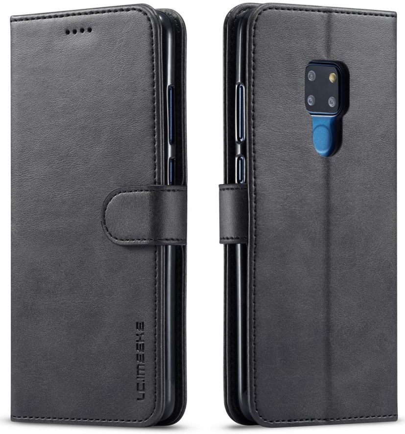 Huawei Mate 20 Stand Bookcase Portemonnee Hoesje Zwart afbeelding 1