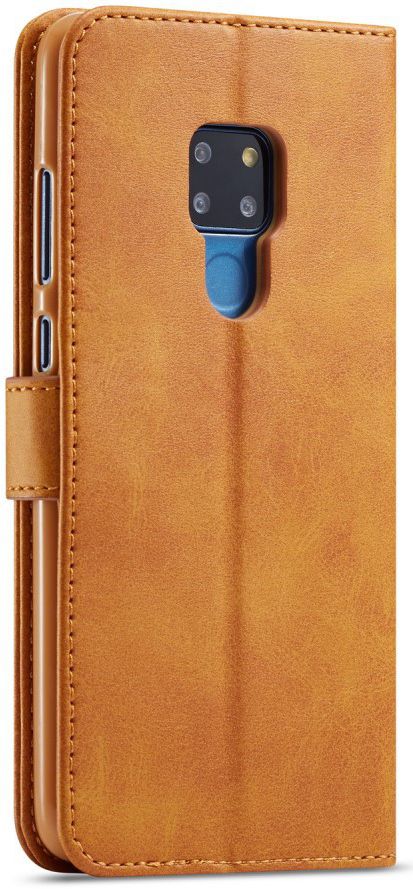 Huawei Mate 20 Stand Portemonnee Bookcase Hoesje Bruin afbeelding 1