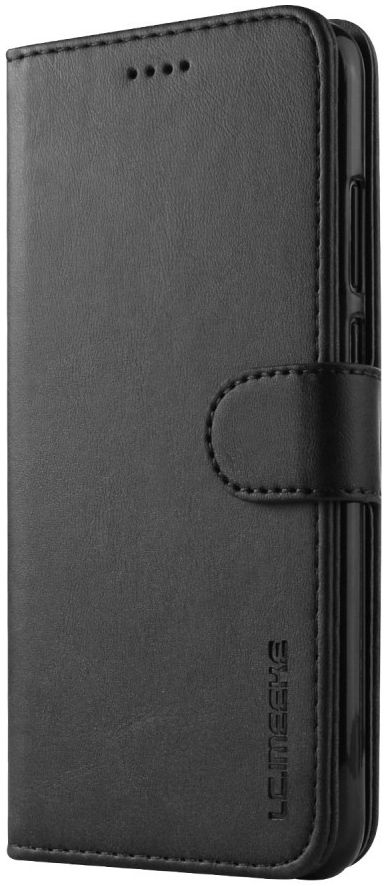 Huawei P20 Stand Portemonnee Bookcase Hoesje Zwart afbeelding 1
